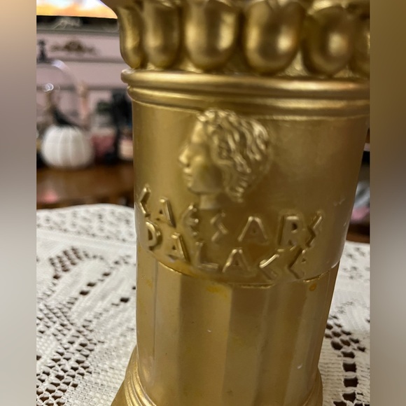 Vintage Las Vegas CEASARS PALACE Vase - Toothbrush Holder Candle Holder Planter - Picture 6 of 11
